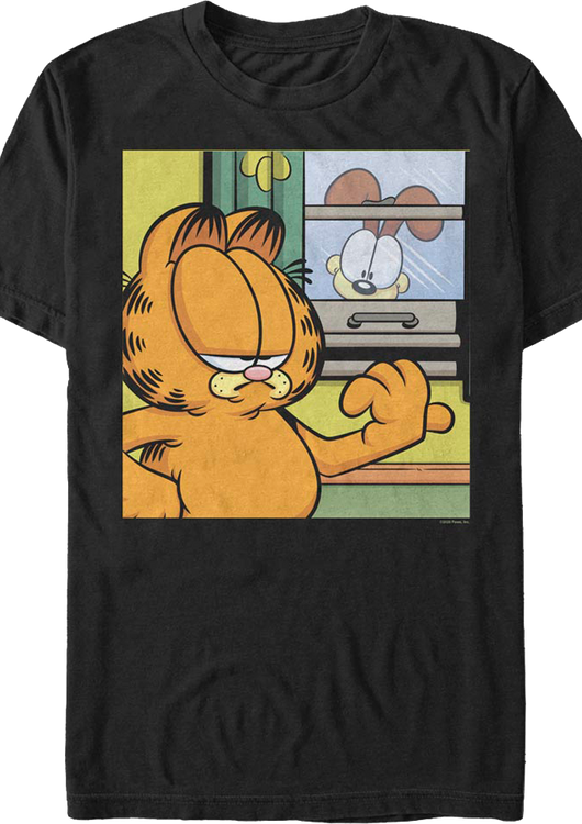 Doggie In The Window Garfield T-Shirt - main product image