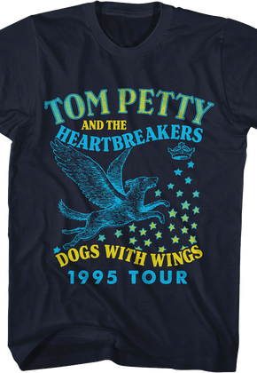 Dogs With Wings 1995 Tour Tom Petty And The Heartbreakers T-Shirt