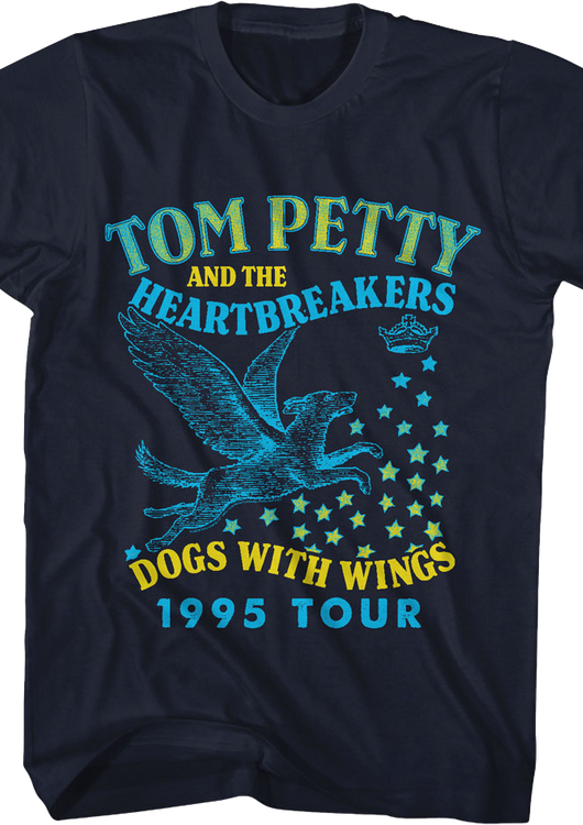Dogs With Wings 1995 Tour Tom Petty And The Heartbreakers T-Shirt - main product image