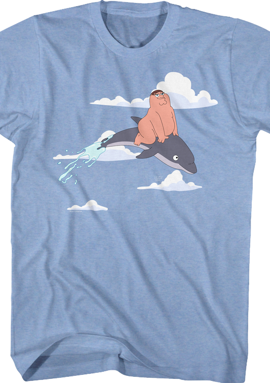 Dolphin Ride Family Guy T-Shirt - main product image