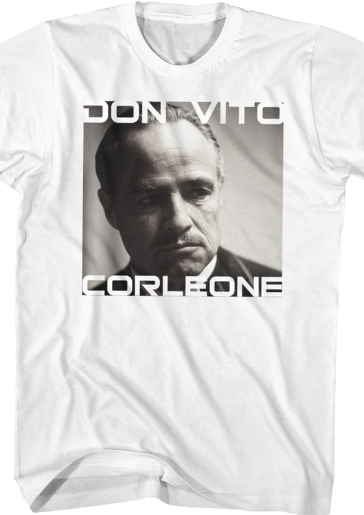 Don Vito Corleone Photo Godfather T-Shirt - main product image