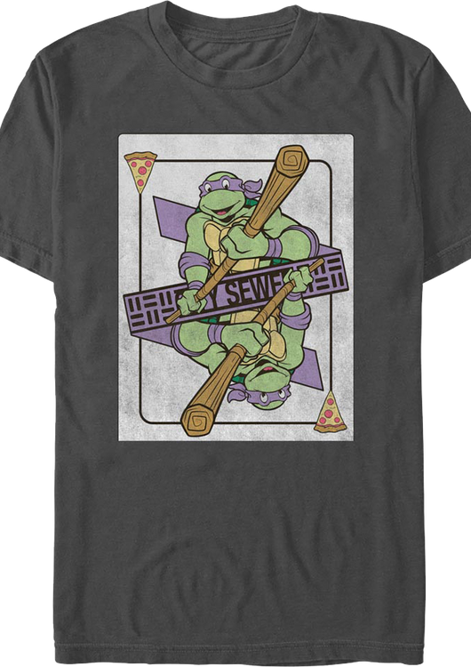 Donatello Playing Card Teenage Mutant Ninja Turtles T-Shirt - main product image