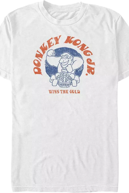 Donkey Kong Jr. Wins The Gold Nintendo T-Shirtmain product image