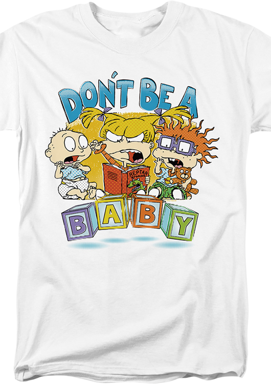 Don't Be A Baby Blocks Rugrats T-Shirt - main product image