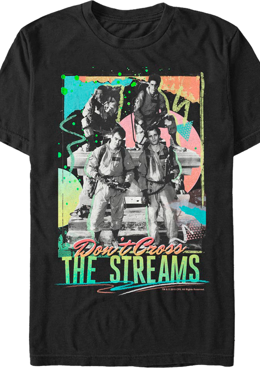 Don't Cross The Streams Ghostbusters T-Shirt - main product image