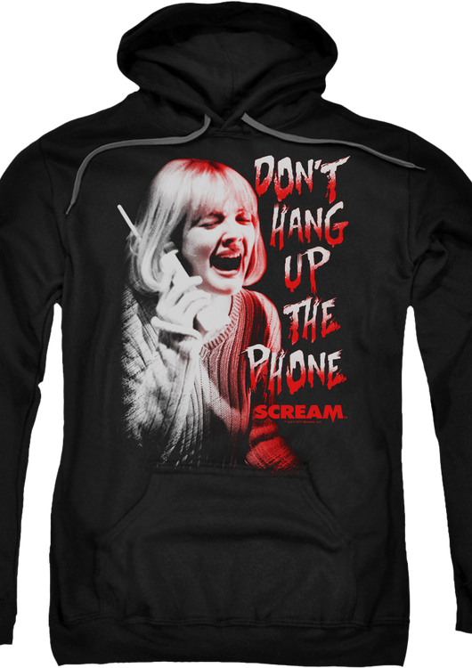 Don't Hang Up The Phone Scream Hoodie - main product image
