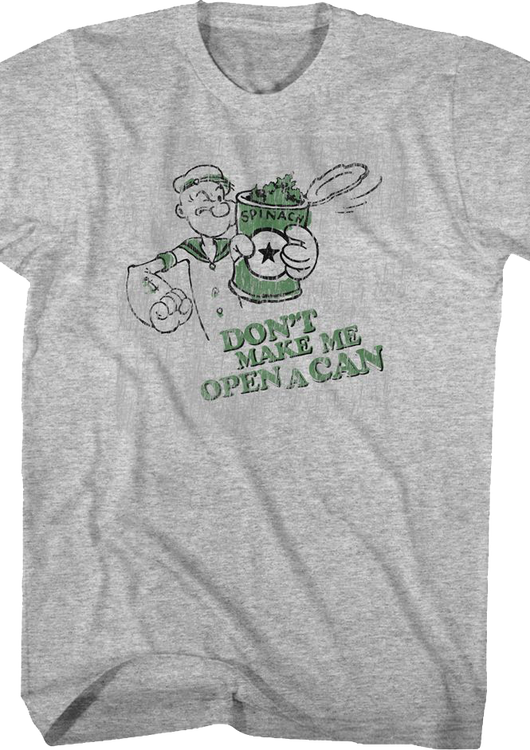 Don't Make Me Open A Can Popeye T-Shirt - main product image