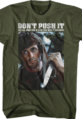 Don't Push It Rambo T-Shirt