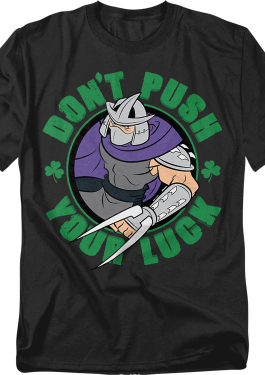 Don't Push Your Luck Teenage Mutant Ninja Turtles T-Shirt - main product image