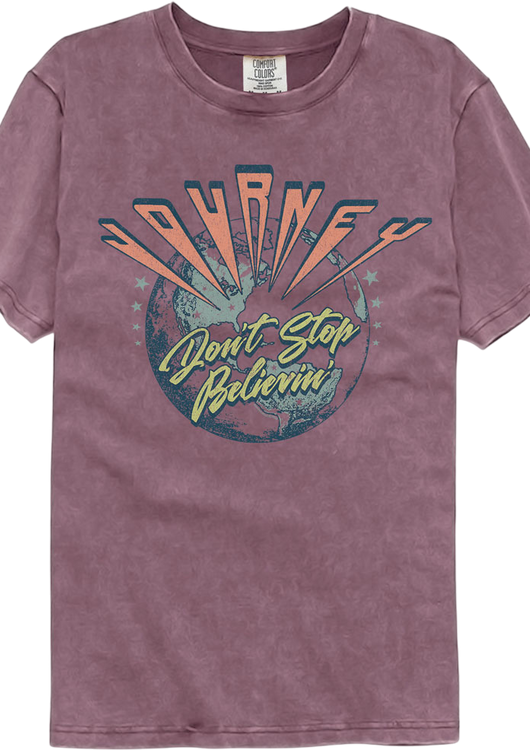 Don't Stop Believin' Journey Comfort Colors Brand T-Shirt - main product image
