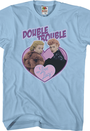 Double Trouble I Love Lucy T-Shirt