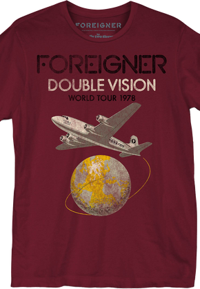Double Vision World Tour Foreigner T-Shirt