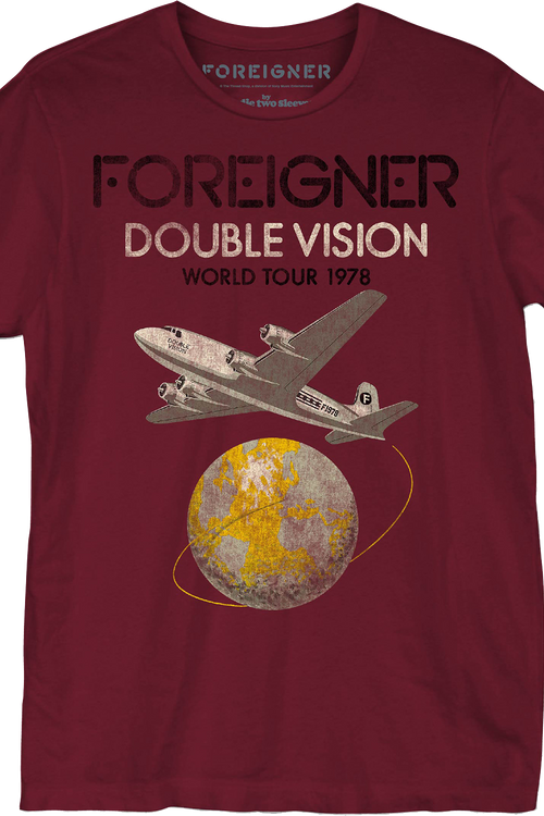 Double Vision World Tour Foreigner T-Shirtmain product image