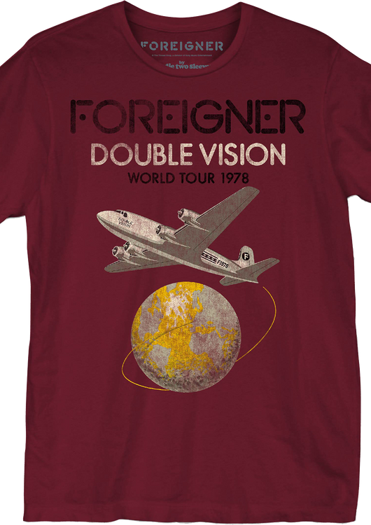 Double Vision World Tour Foreigner T-Shirt - main product image