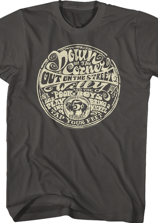 Down On The Corner Creedence Clearwater Revival T-Shirt - main product image