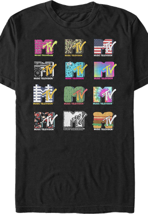 Dozen Logos MTV Shirt