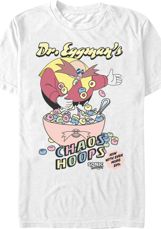 Dr. Eggman's Chaos Hoops Sonic The Hedgehog T-Shirt - main product image