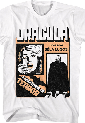 Dracula A Nightmare Of Terror Bela Lugosi T-Shirt