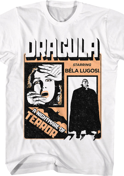 Dracula A Nightmare Of Terror Bela Lugosi T-Shirt - main product image