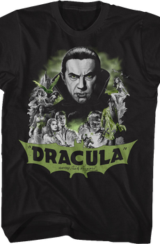 Dracula Collage Bela Lugosi T-Shirt