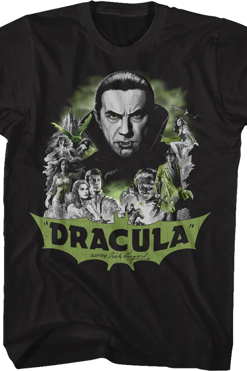 Dracula Collage Bela Lugosi T-Shirtmain product image