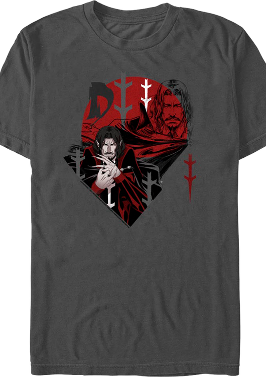 Dracula Collage Castlevania T-Shirt - main product image
