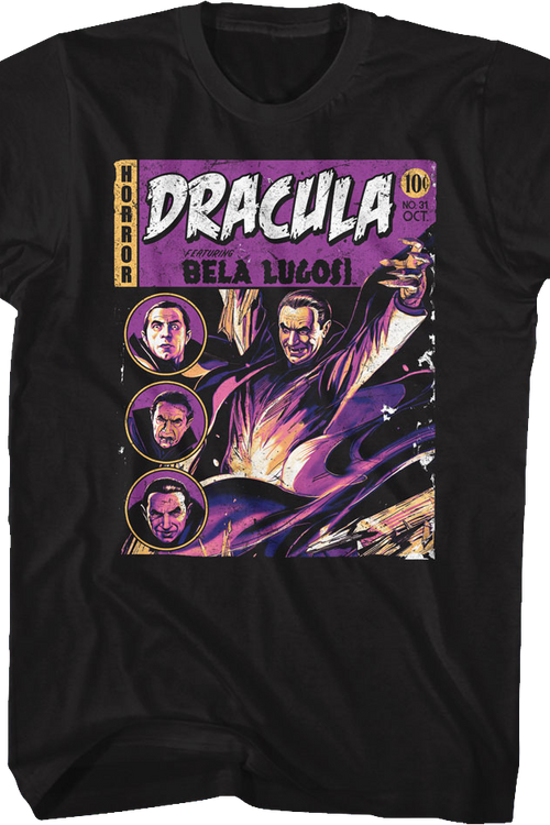 Dracula Comic Book Cover Bela Lugosi T-Shirtmain product image
