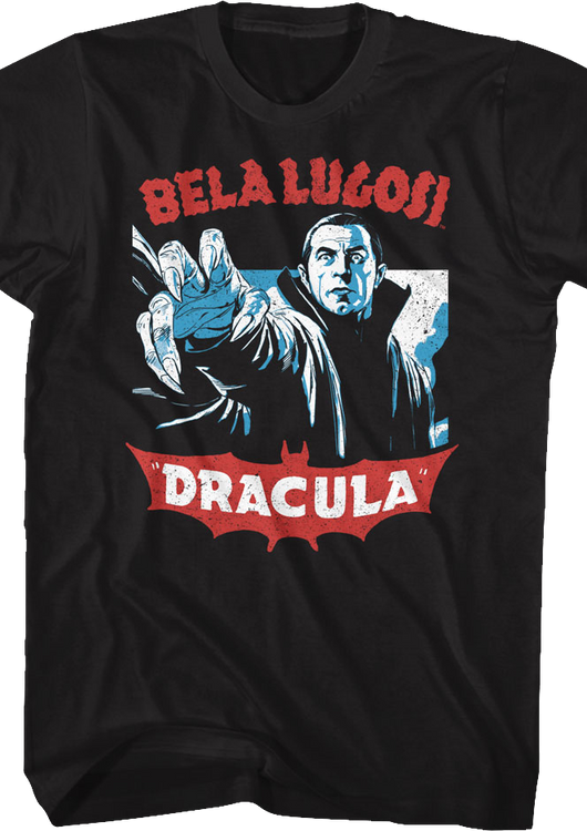 Dracula Illustration Bela Lugosi T-Shirt - main product image
