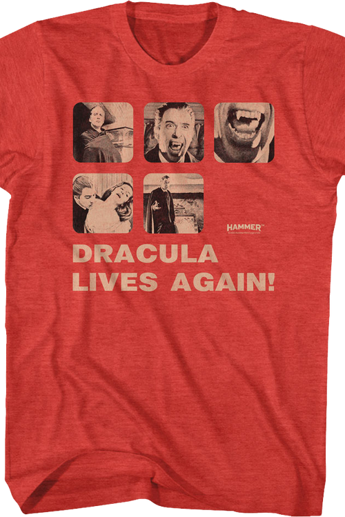 Dracula Lives Again Hammer Films T-Shirtmain product image