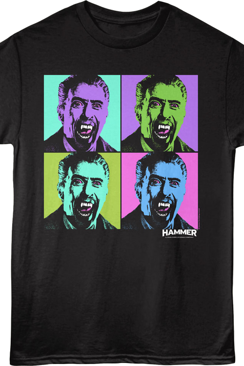Dracula Pop Art Hammer Films T-Shirt - main product image