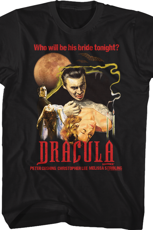 Dracula Poster Hammer Films T-Shirtmain product image