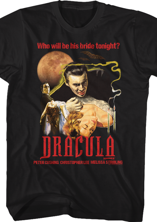 Dracula Poster Hammer Films T-Shirt - main product image