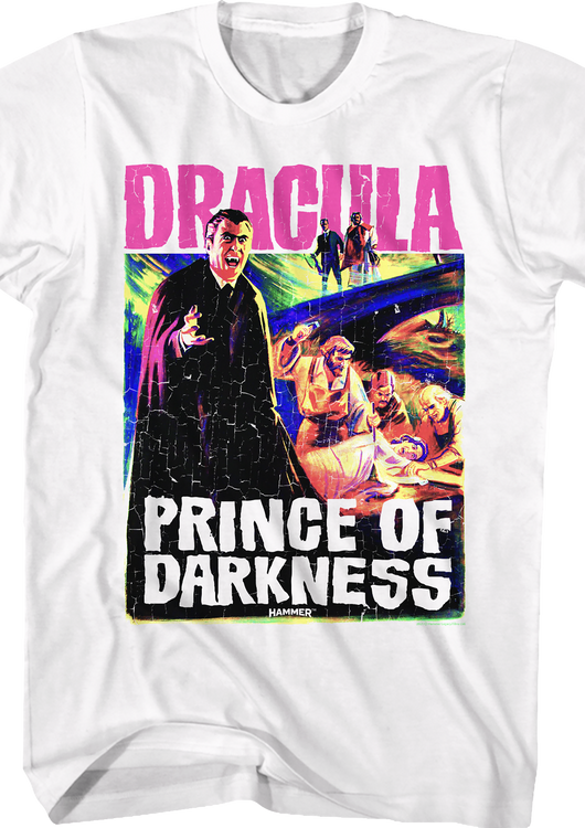 Dracula Prince Of Darkness Hammer Films T-Shirt - main product image