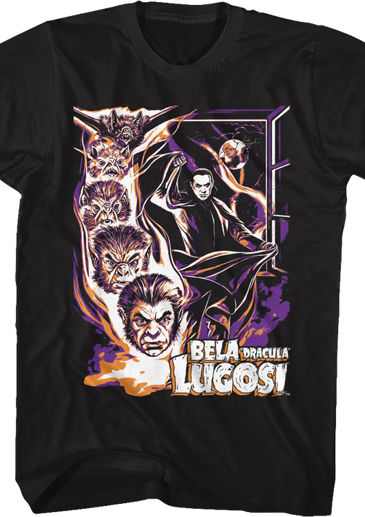Dracula Vampire Bat Bela Lugosi T-Shirt - main product image