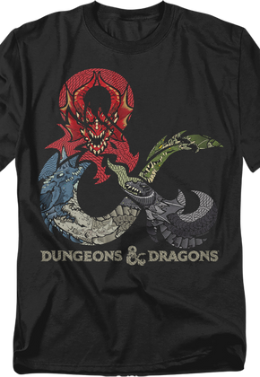 Dragons In Logo Dungeons & Dragons T-Shirt