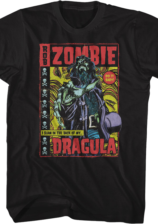 Dragula Comic Book Rob Zombie T-Shirt - main product image