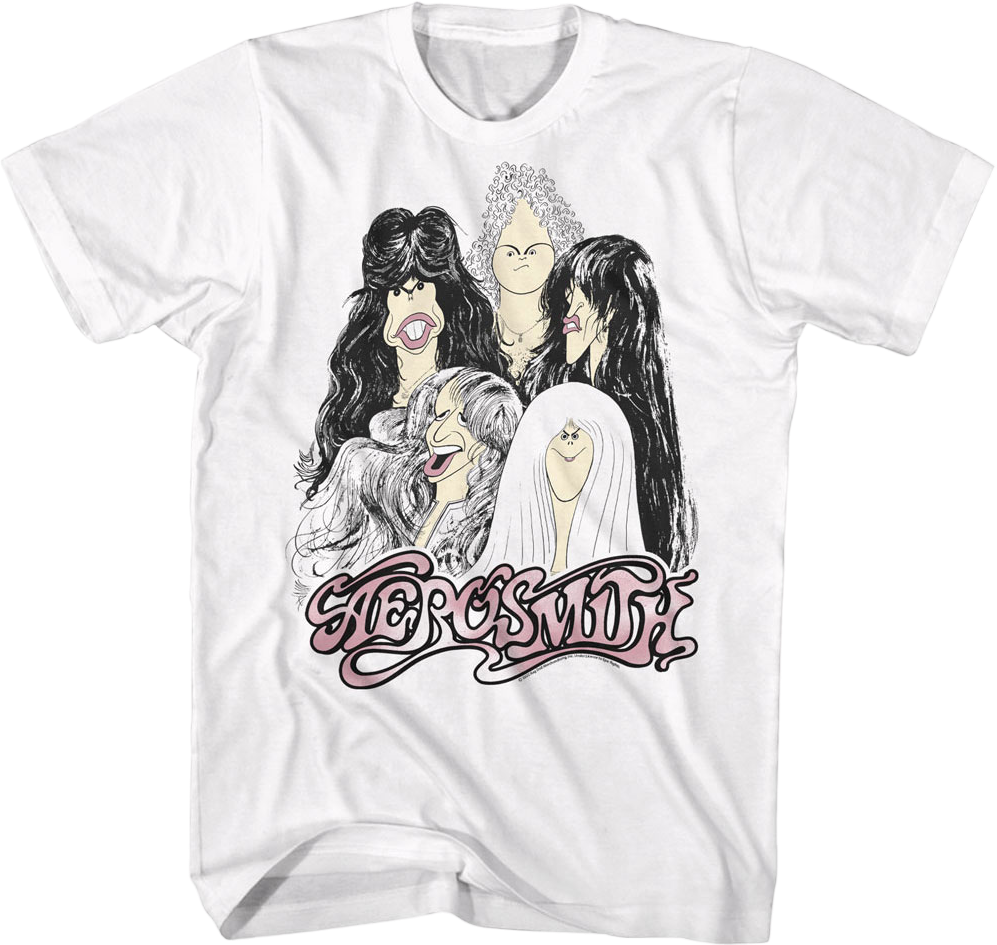 Aerosmith Cartoons Classic T Shirt