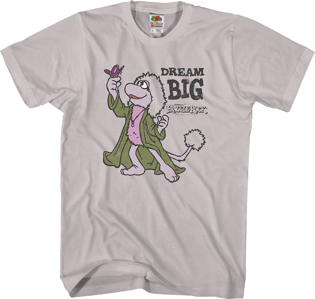 Dream Big Fraggle Rock TShirt Fraggle Rock Mens TShirt