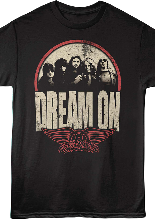 Dream On Band Photo Aerosmith T-Shirt - main product image