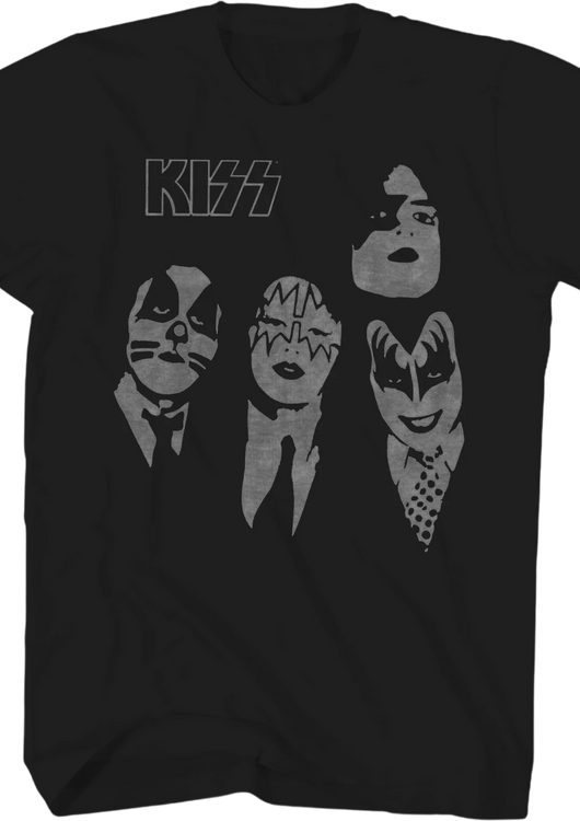 Dressed To Kill Faces KISS T-Shirt - main product image
