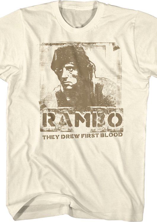 Drew First Blood Rambo T-Shirt - main product image