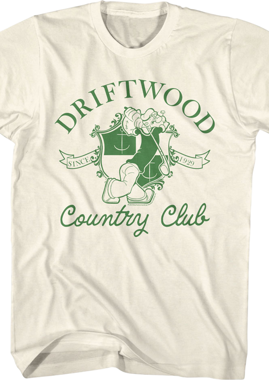 Driftwood Country Club Popeye T-Shirt - main product image