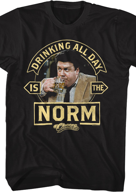 Vintage Drinking All Day Is The Norm Cheers T-Shirt - main product image