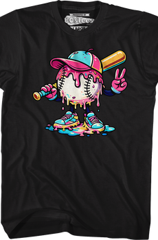Dripping Baseball T-Shirt