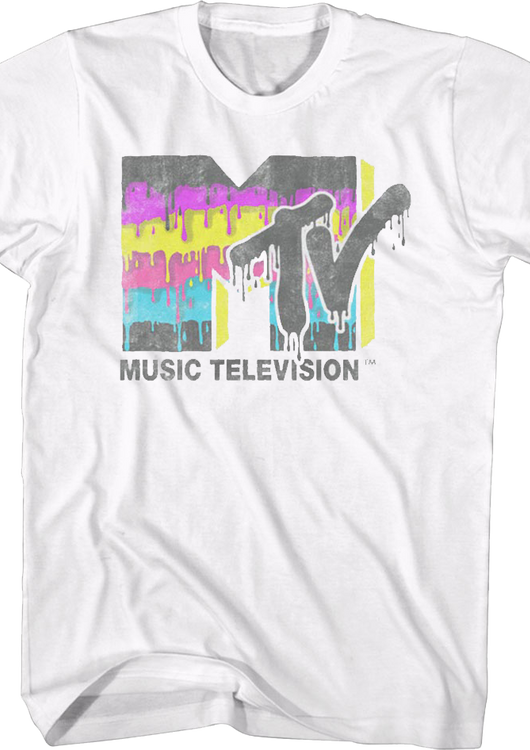 Dripping Paint Logo MTV Shirt - main product image