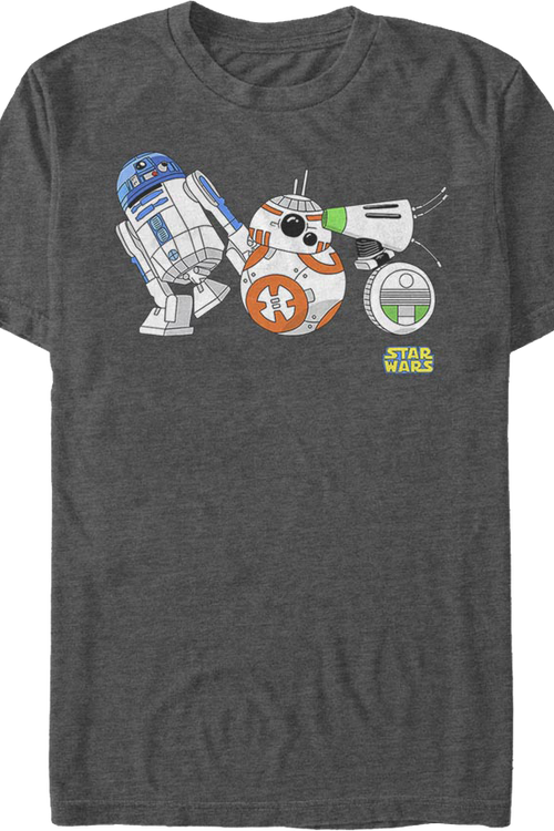 Droids R2-D2 BB-8 D-O Star Wars T-Shirtmain product image