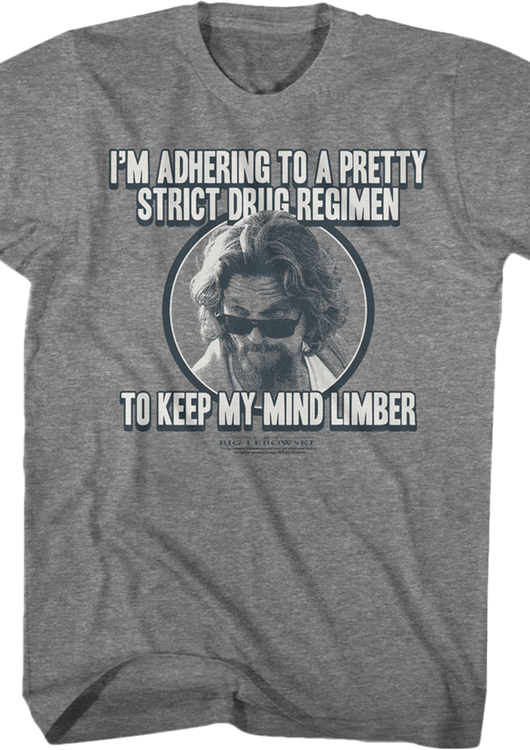 Drug Regimen Big Lebowski T-Shirt - main product image
