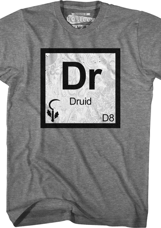 Druid Element Symbol Dungeons & Dragons T-Shirt - main product image