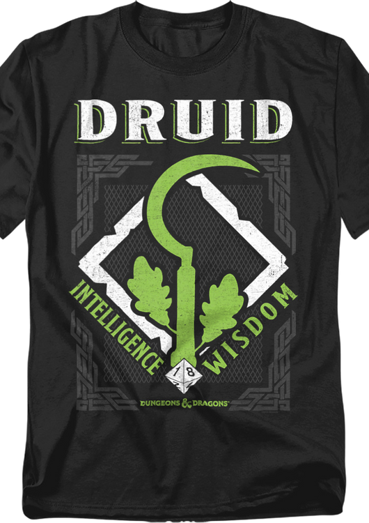 Druid Logo Dungeons & Dragons T-Shirt - main product image
