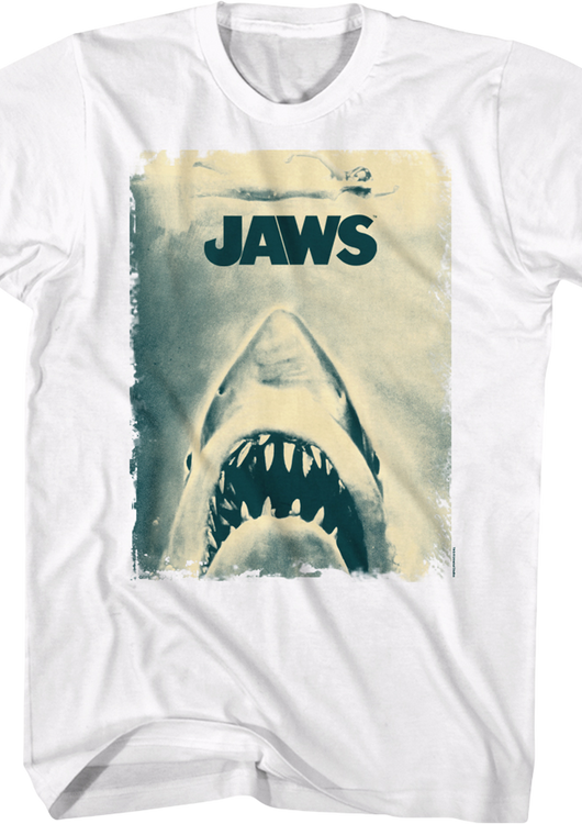 Dual Tone Poster Jaws T-Shirt - main product image